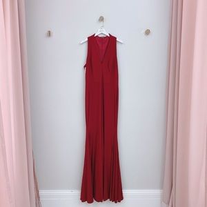 Christina Wu Style #22015 Claret Sz 12